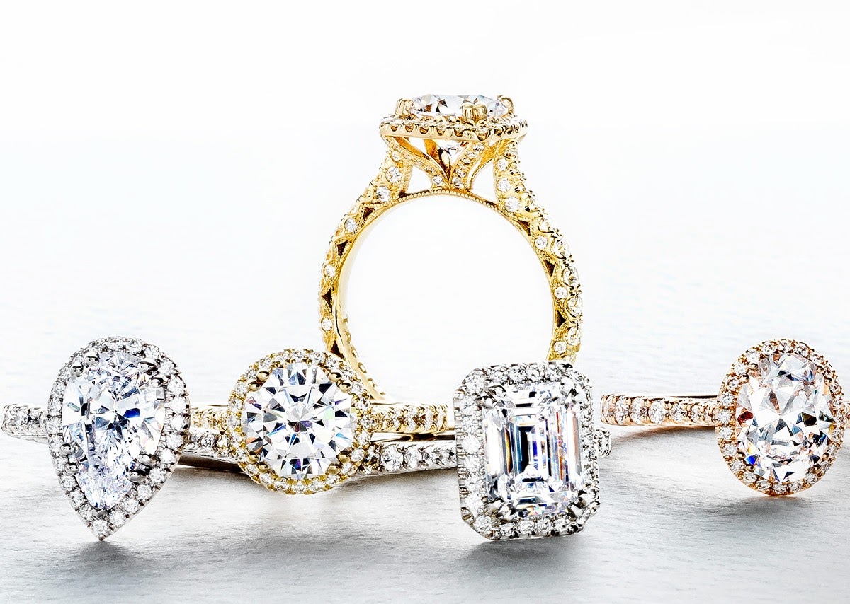 classic and chic tacori rings at the wedding ring shop in honolulu