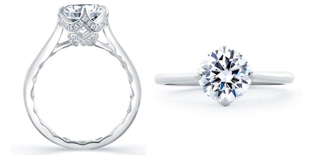 hidden halo engagement ring from noam carver